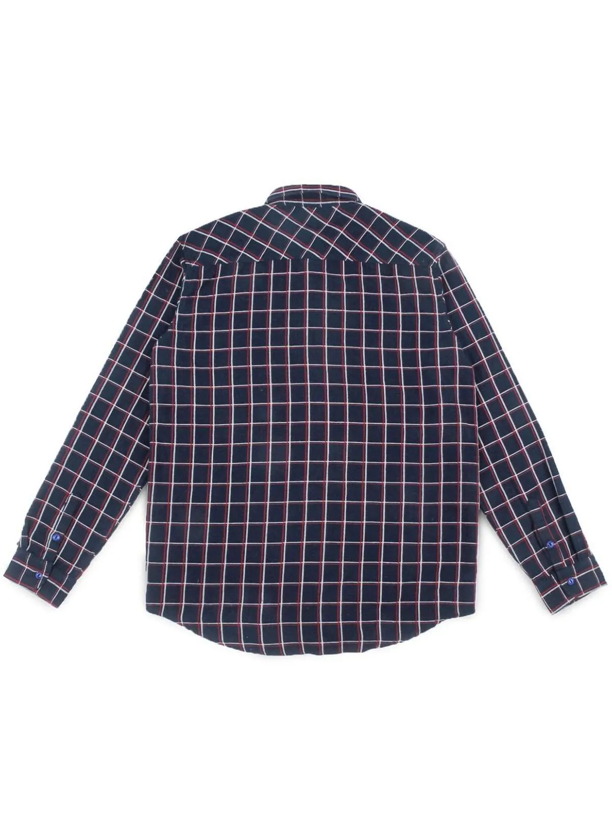 Jackhammer Hillbilly Plaid Shirt Navy
