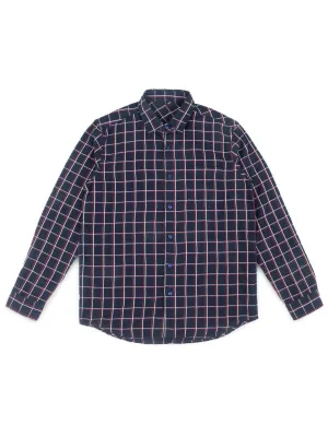 Jackhammer Hillbilly Plaid Shirt Navy