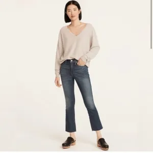 J.Crew | 2022 9&quot; Mid-rise Mid-Wash Demi-Boot Crop Jean Size 31/12 Classic Casual