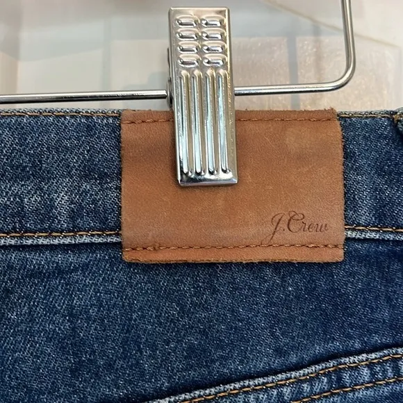 J.Crew | 2022 9&quot; Mid-rise Mid-Wash Demi-Boot Crop Jean Size 31/12 Classic Casual
