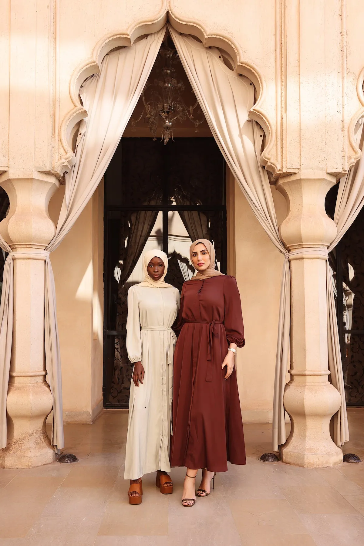 Jeddah Maxi Dress - Rosewood