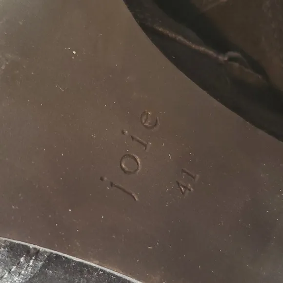 Joie‎ black leather boots #426