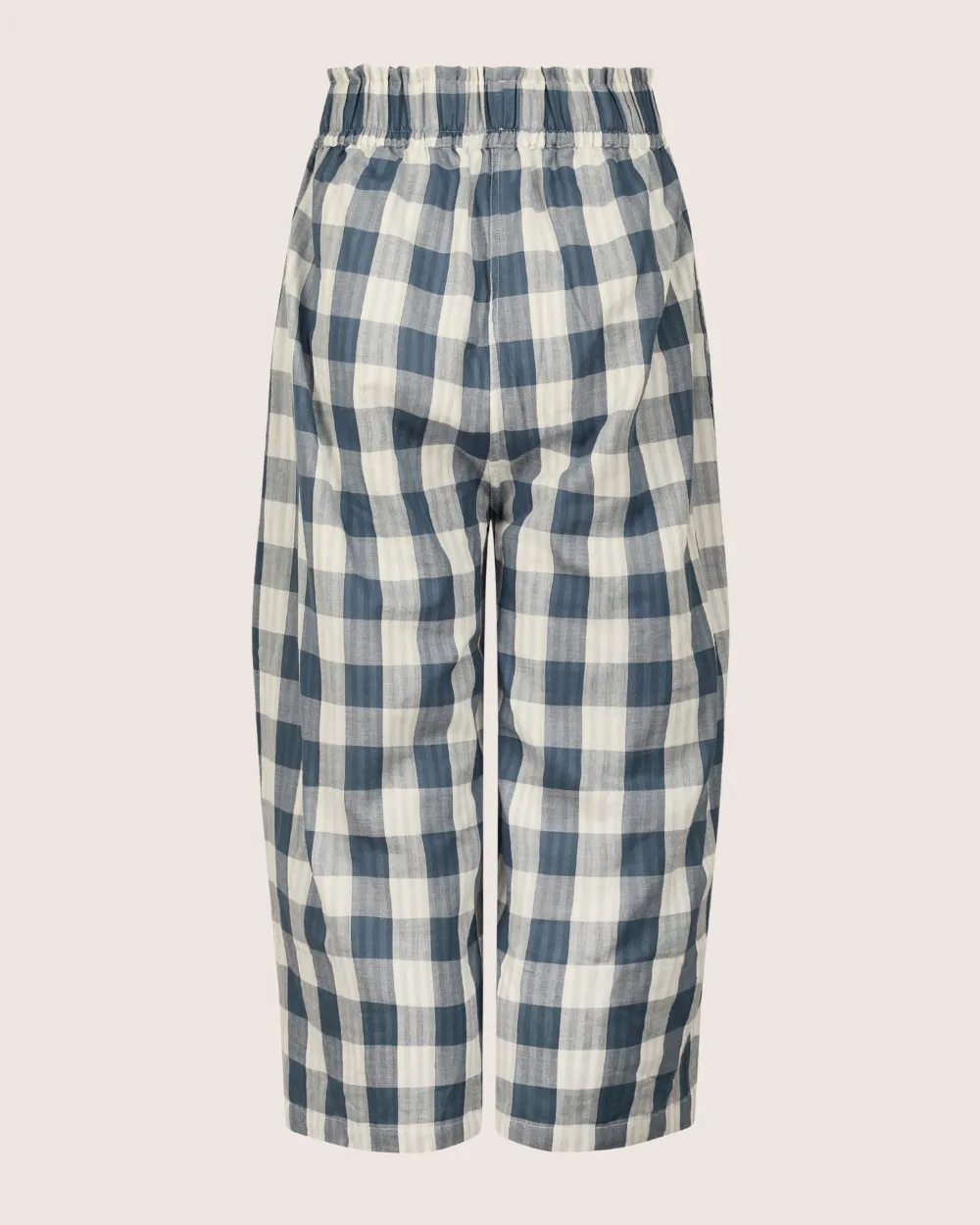 Judy Reversible Blue Check Trousers