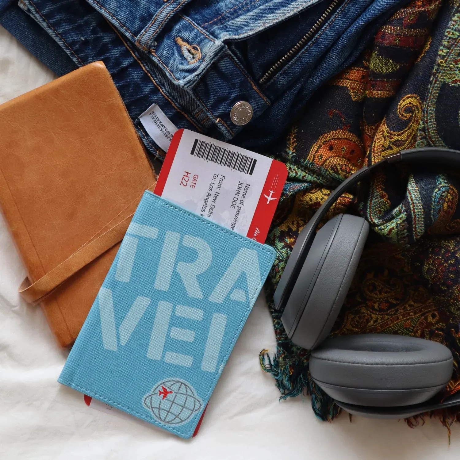 Kikkerland Blue Jet Set Passport Case, Style #TT60
