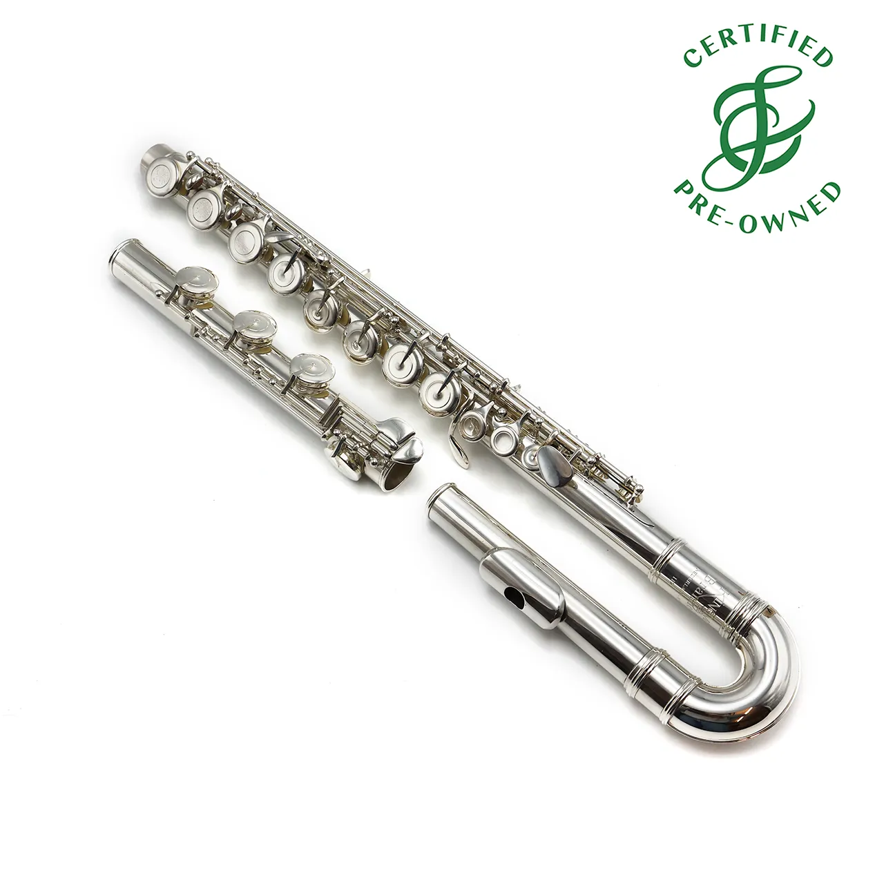 Kingma Alto Flute #119 - Solid silver tubing, curved headjoint