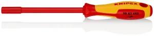 KNIPEX Nut Driver with Screwdriver Handle 5.5mm VDE Insulated Multi Component Grips 232mm 98 03 055