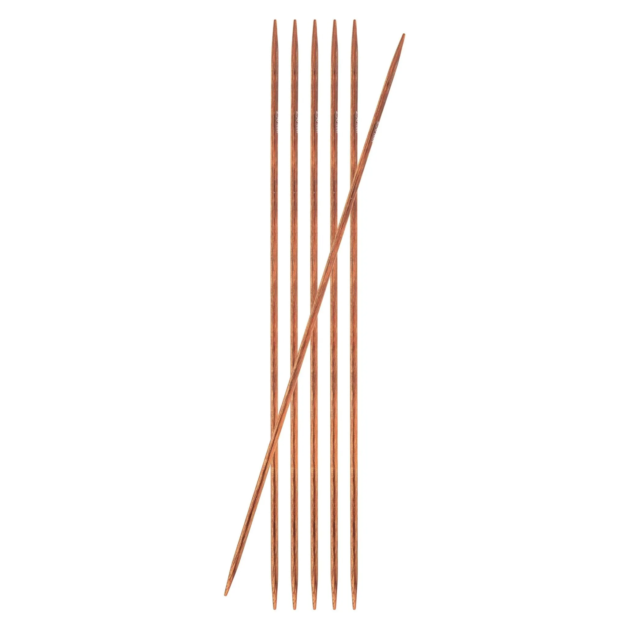 Knit Pro - Double Pointed Knitting Needles - 15cm DPN's - Ginger - 2.25mm