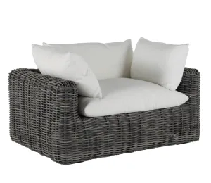 Kona Outdoor Wicker Chair - Slate Gray