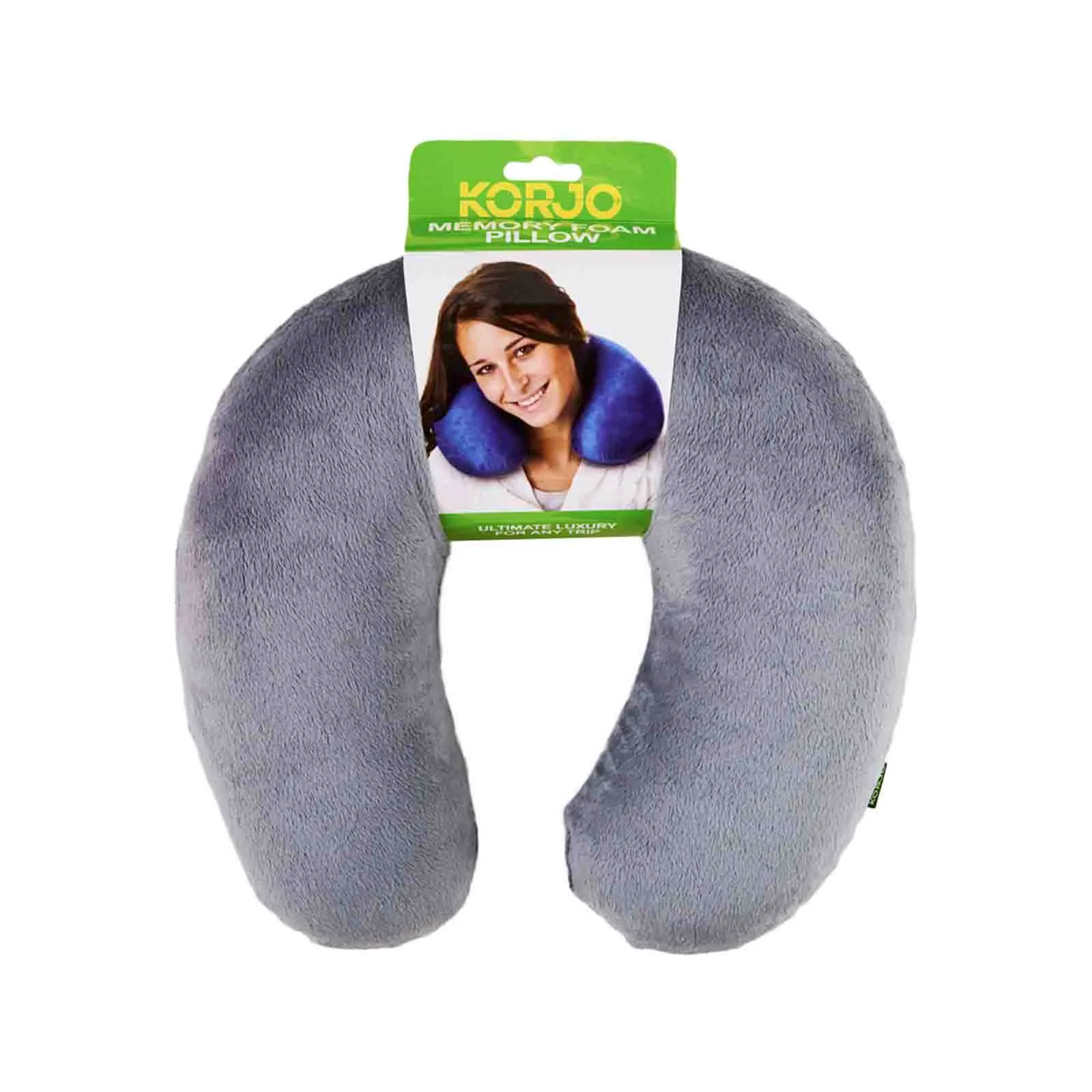 Korjo Memory Foam Pillow Grey