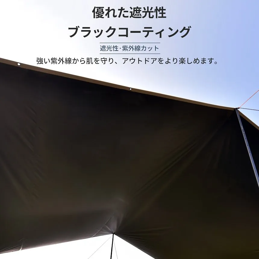 KZM ベルポート タープ 大型 タープテント イベントテント 日よけ 雨よけ 天幕 サンシェード 屋台 運動会 カズミ アウトドア KZM OUTDOOR BELLPORT TARP