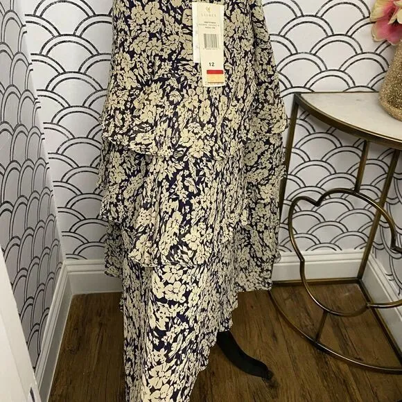Lauren Ralph Lauren Modern Maasai Ruffle Midi Skirt