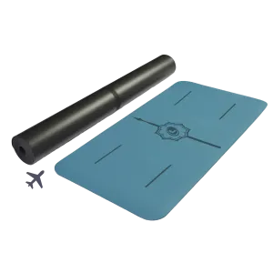 Liforme Classic Travel Yoga Mat and Yoga Pad Bundle