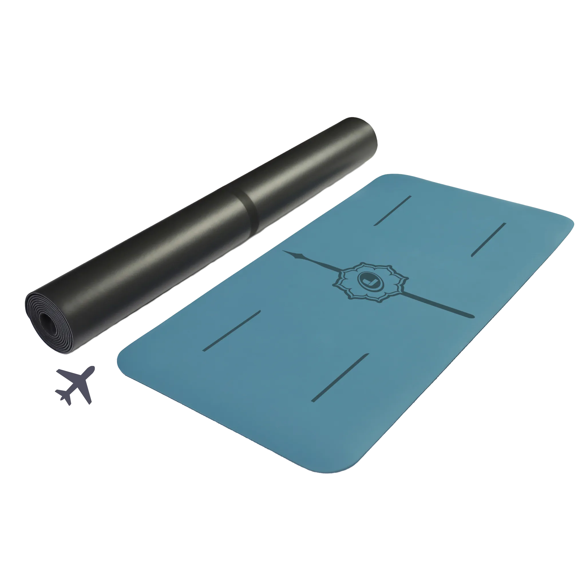 Liforme Classic Travel Yoga Mat and Yoga Pad Bundle