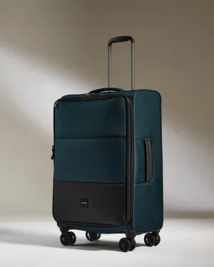 Lightest Medium Luggage in Indigo - Soft Stripe