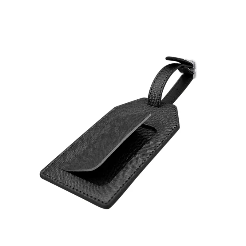 Lotta Pieces | Stylish Leather Luggage Tag With Window