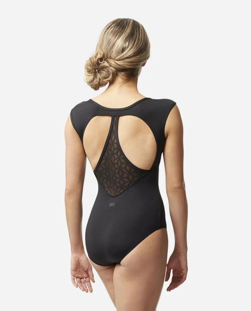 Lulli  Cap Sleeve Leotard Arielle Cap Sleeve Leotard Arielle  Cap Sleeve Leotard Arielle Black LUF624