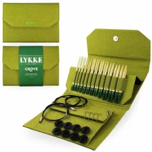 Lykke Grove Interchangeable Knitting Needle Set 5" tips