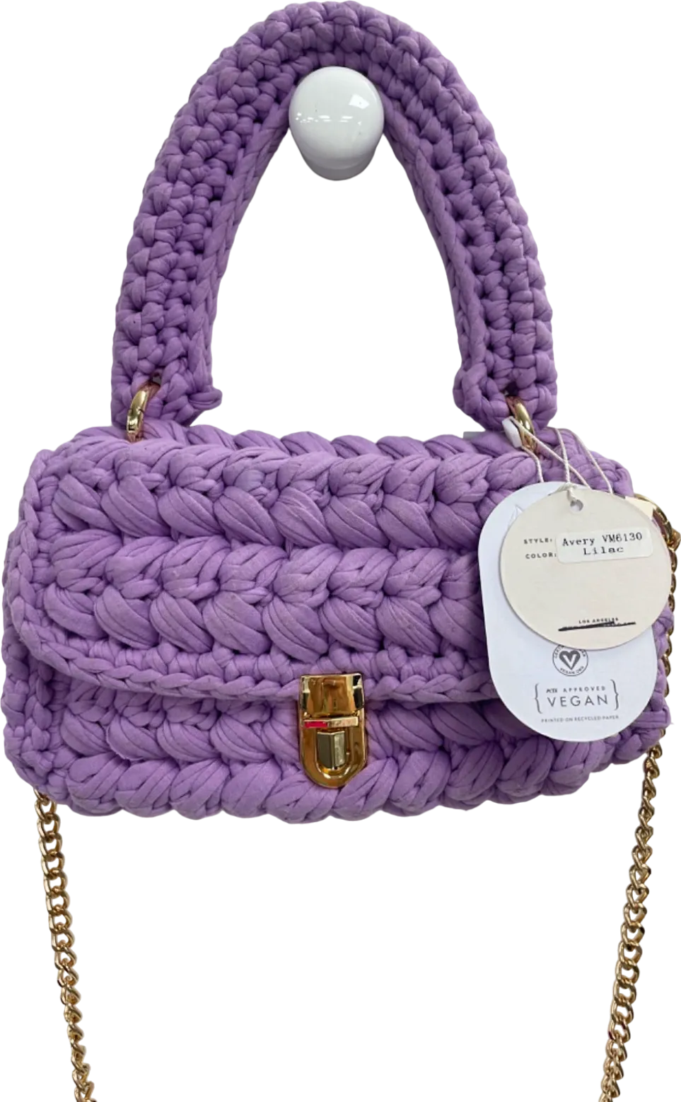Melie Bianco Lilac Avery Bag