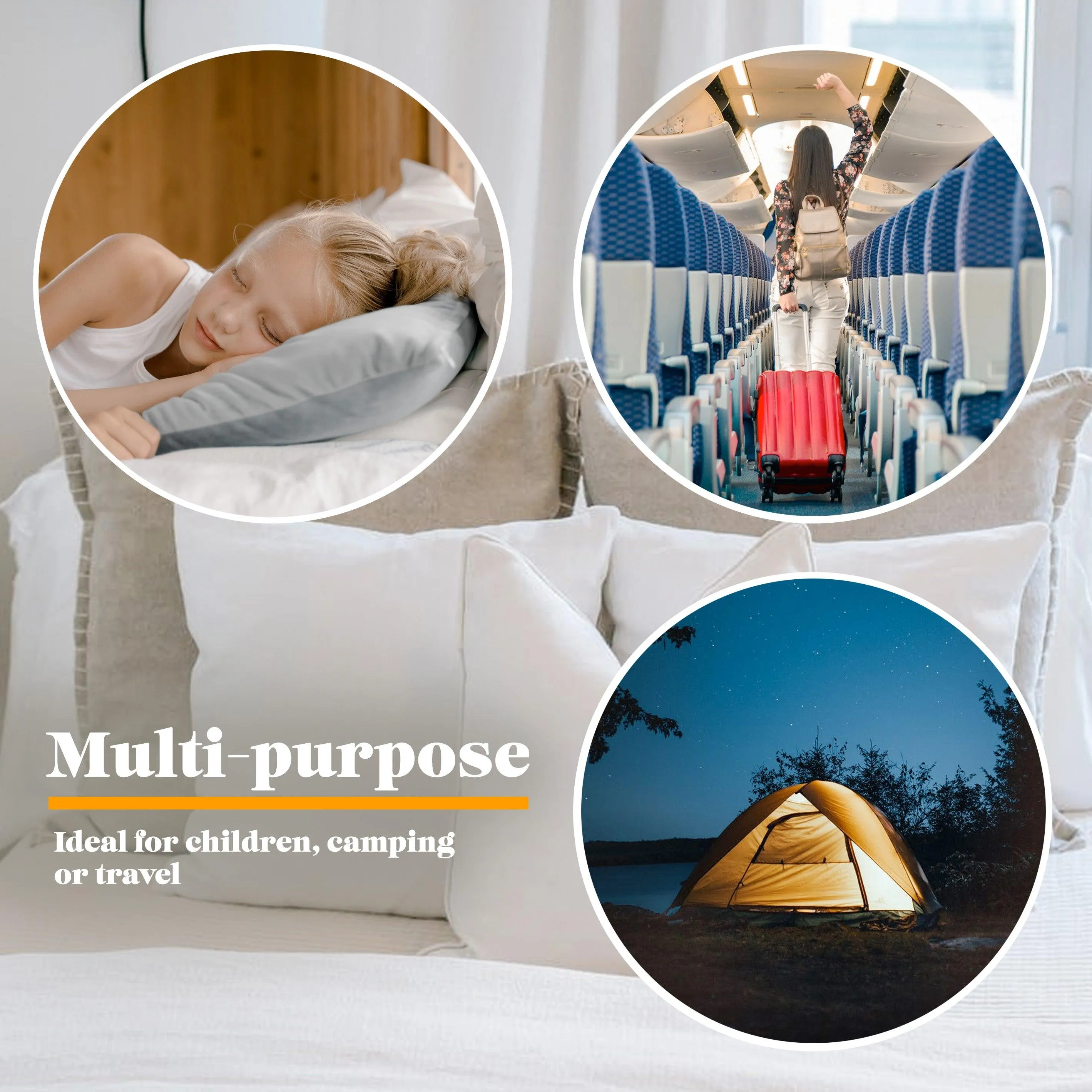 Memory Foam Travel Pillow
