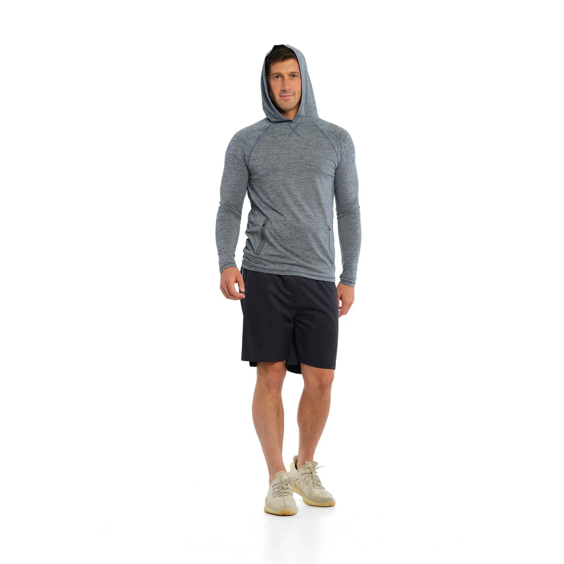 Mens Active Hood - Navy