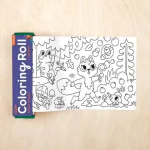 Mini Coloring Roll - Forest Friends