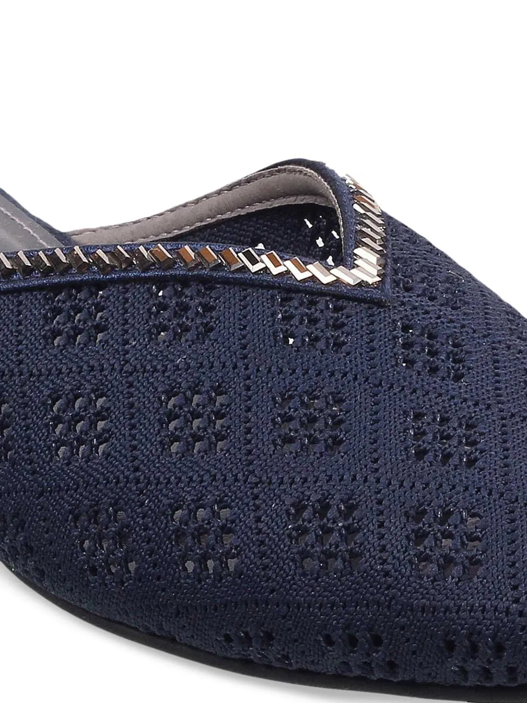 Mochi Blue Comfort Mules