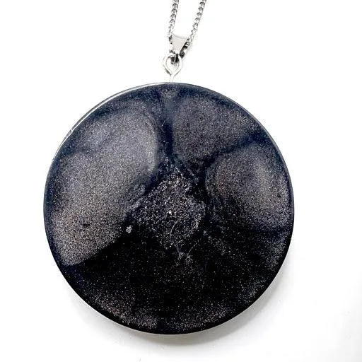 MOLDAVITE Cellular Regenerator Necklace with Crop Circle and Dodecahedral Matrix with 5G Protection