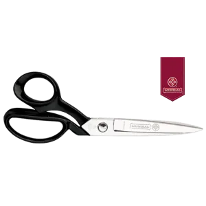 Mundial 493PKE Double Pointed True Left Handed Fabric Shears Nickel Plated