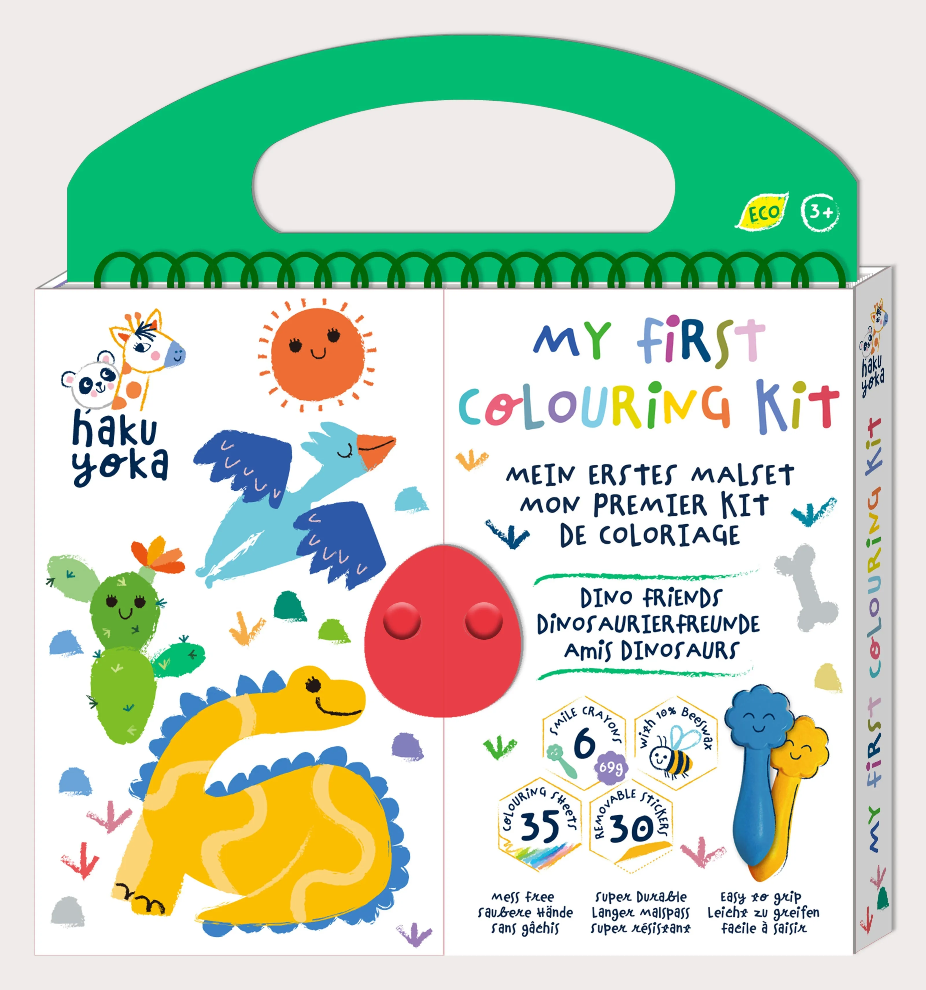 My First Colouring Kit - Dino Friends - 3 