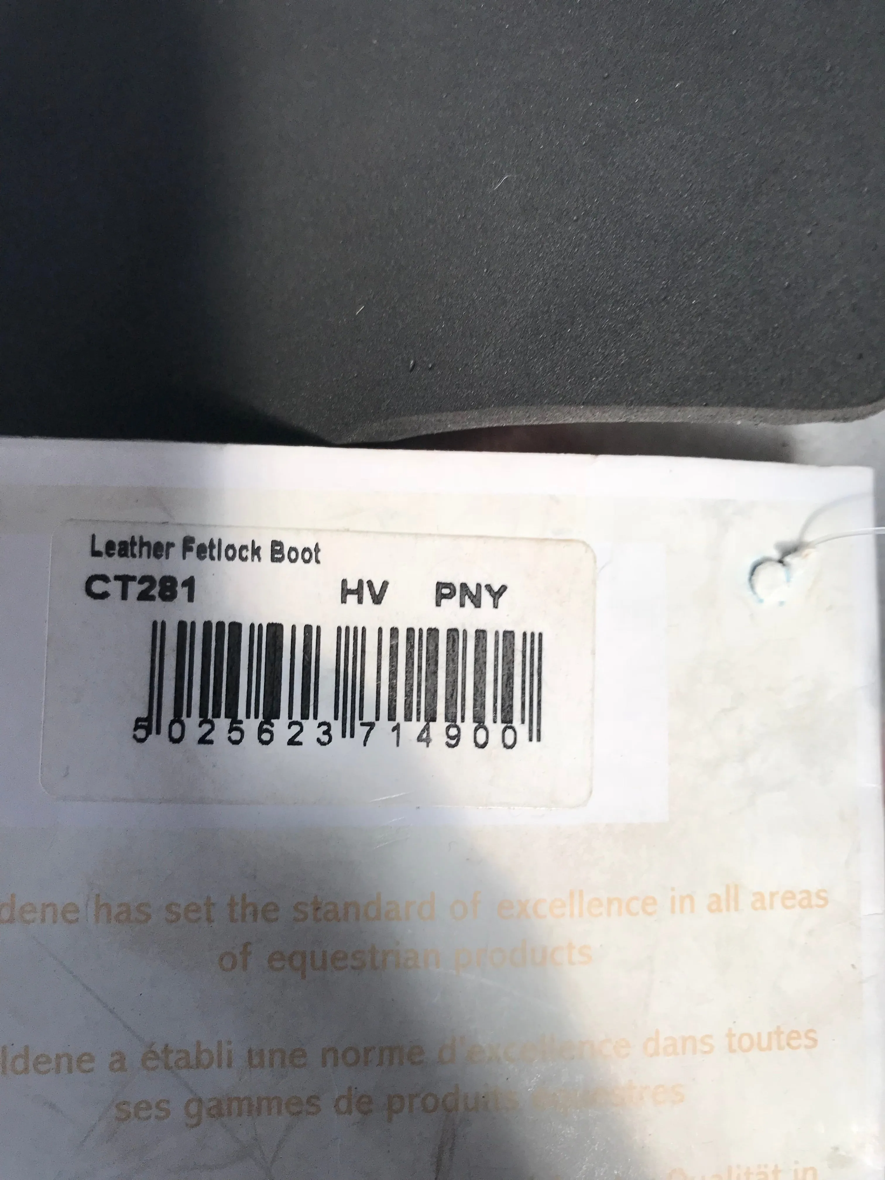 NEW Caldene leather fetlock boots size pony comes with inserts FREE POSTAGE