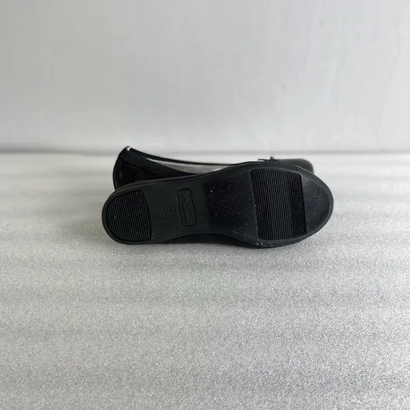 NINA Black Ballet Flat Shoes