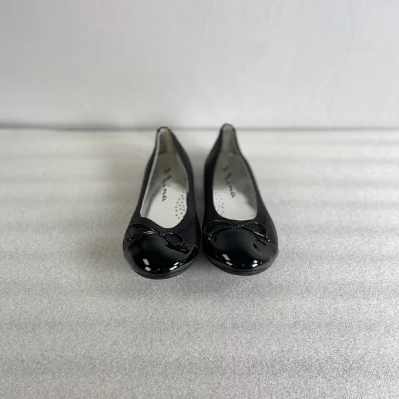 NINA Black Ballet Flat Shoes