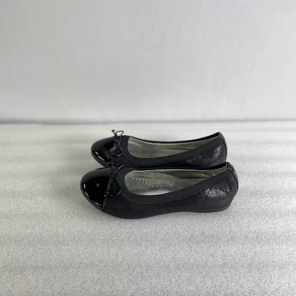 NINA Black Ballet Flat Shoes