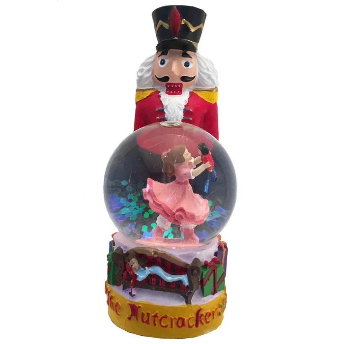 Nutcracker Snow Globe with Standing Character