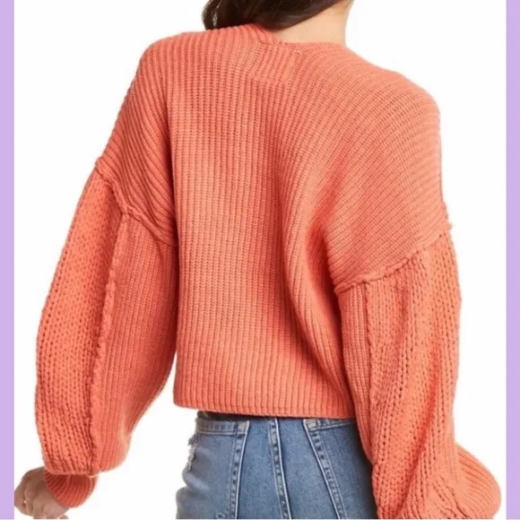 NWT Free People Sea Bright Pullover Sweater
