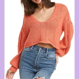 NWT Free People Sea Bright Pullover Sweater