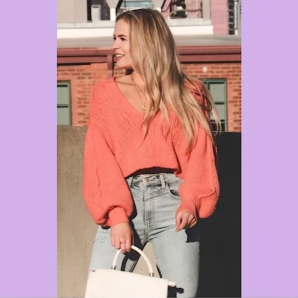 NWT Free People Sea Bright Pullover Sweater