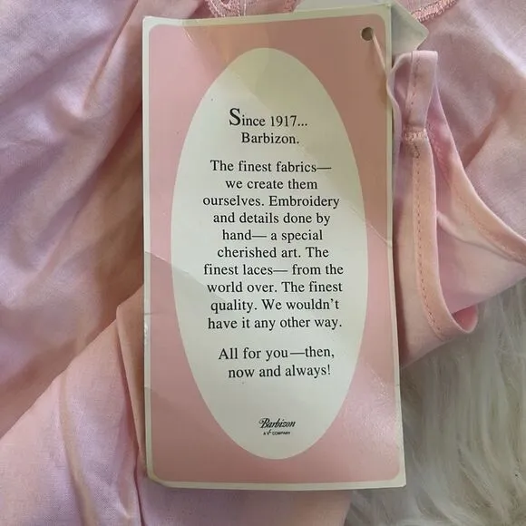 NWT Vintage Barbizon Nightgown Sleepwear Deadstock Pink Thea Ballet size XLarge