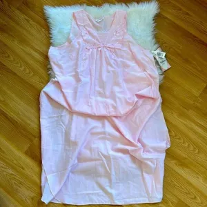 NWT Vintage Barbizon Nightgown Sleepwear Deadstock Pink Thea Ballet size XLarge