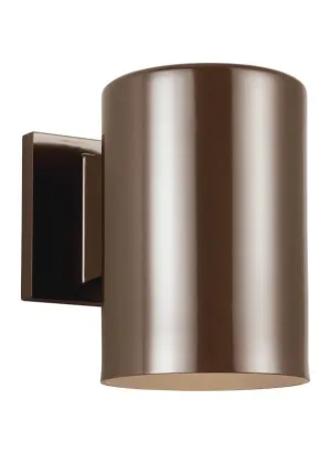Outdoor Cylinders Bronze 1 Light Wall Lan