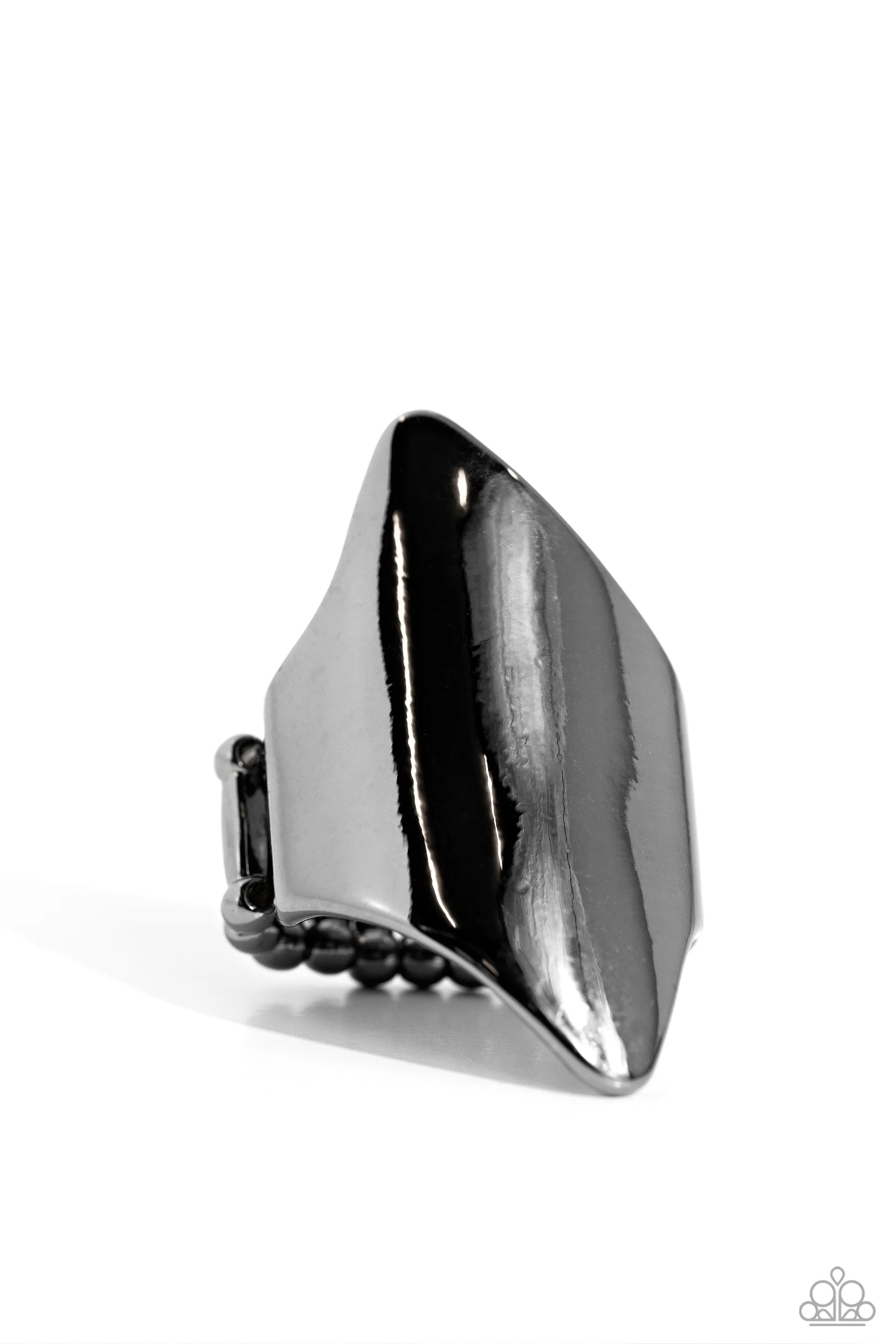 Paparazzi - Pointed Palm Desert - Black Ring