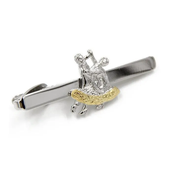 Pas De Deux Ballet Duet Dancer Tie Clip Clasp Bar