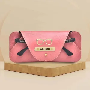 Personalized Stylish Eyewear Case - Pink