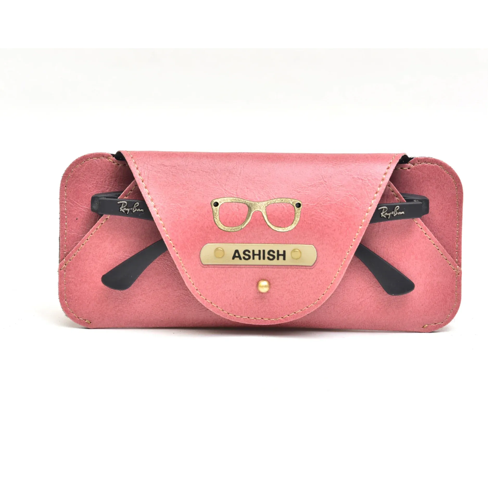 Personalized Stylish Eyewear Case - Pink