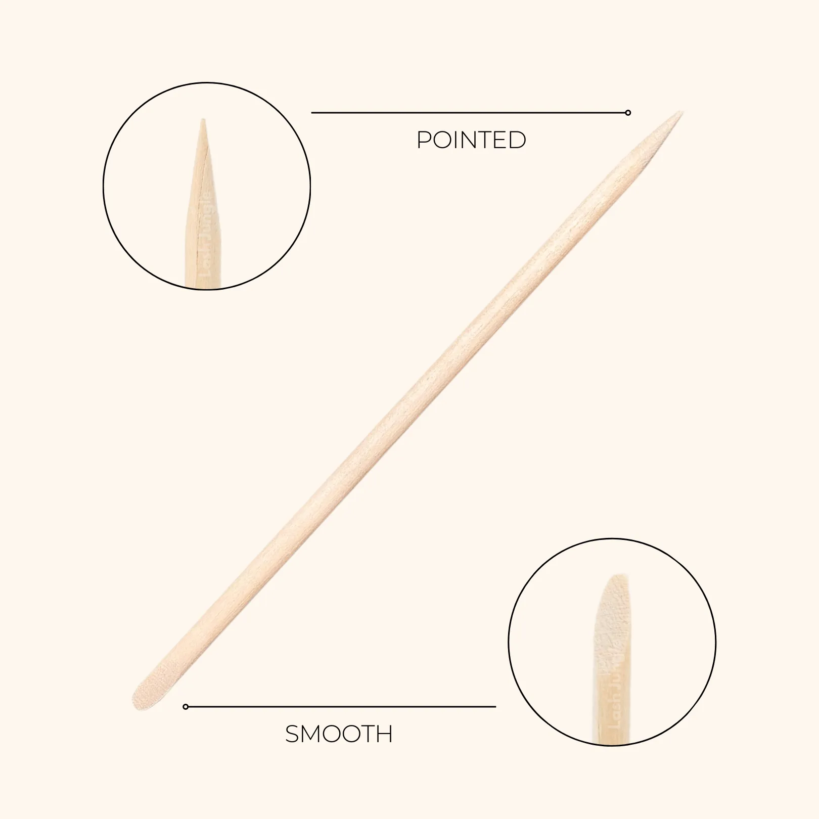 Pointed Wax Spatula Applicators (100pcs)