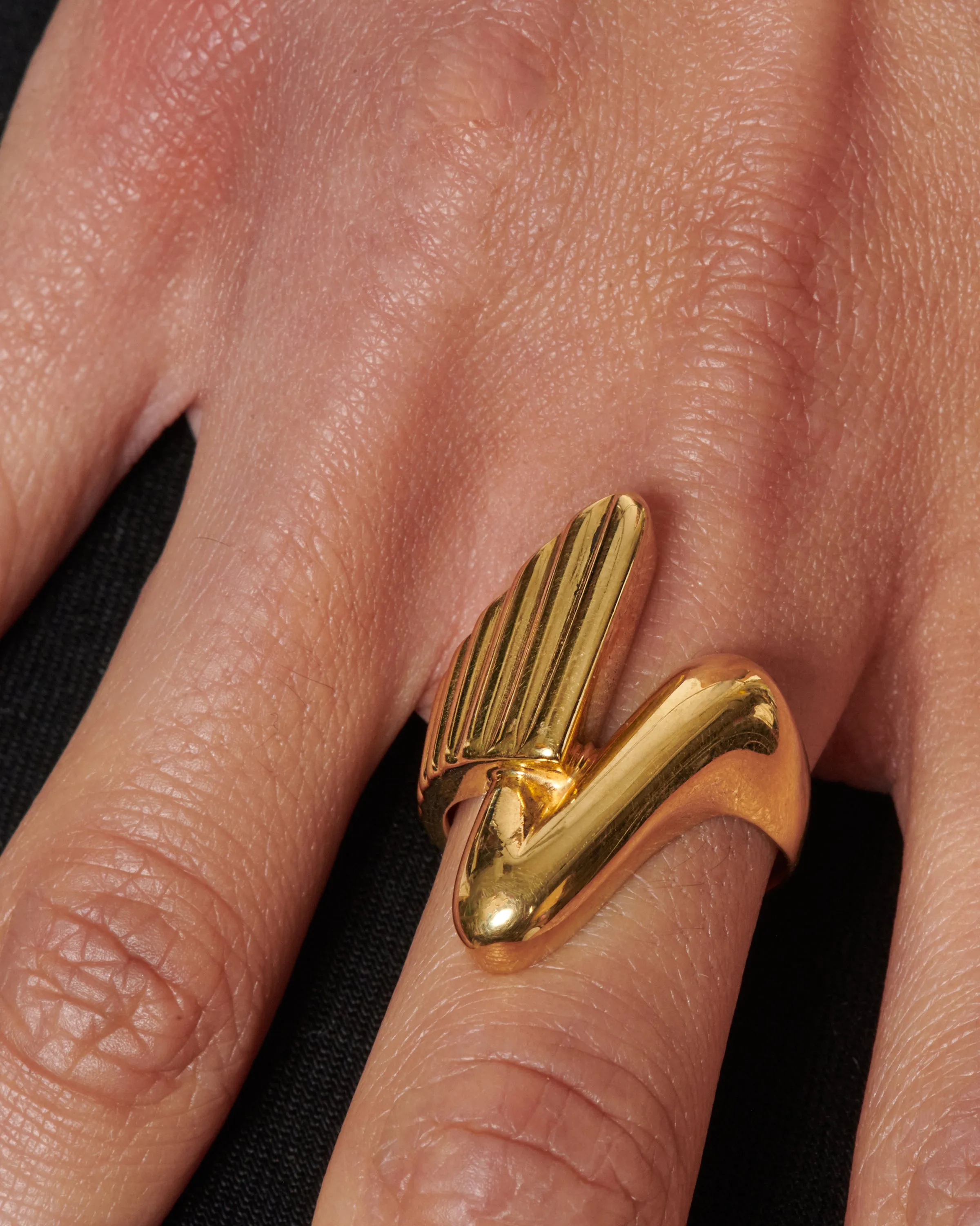 Pointed Zigzag Ring