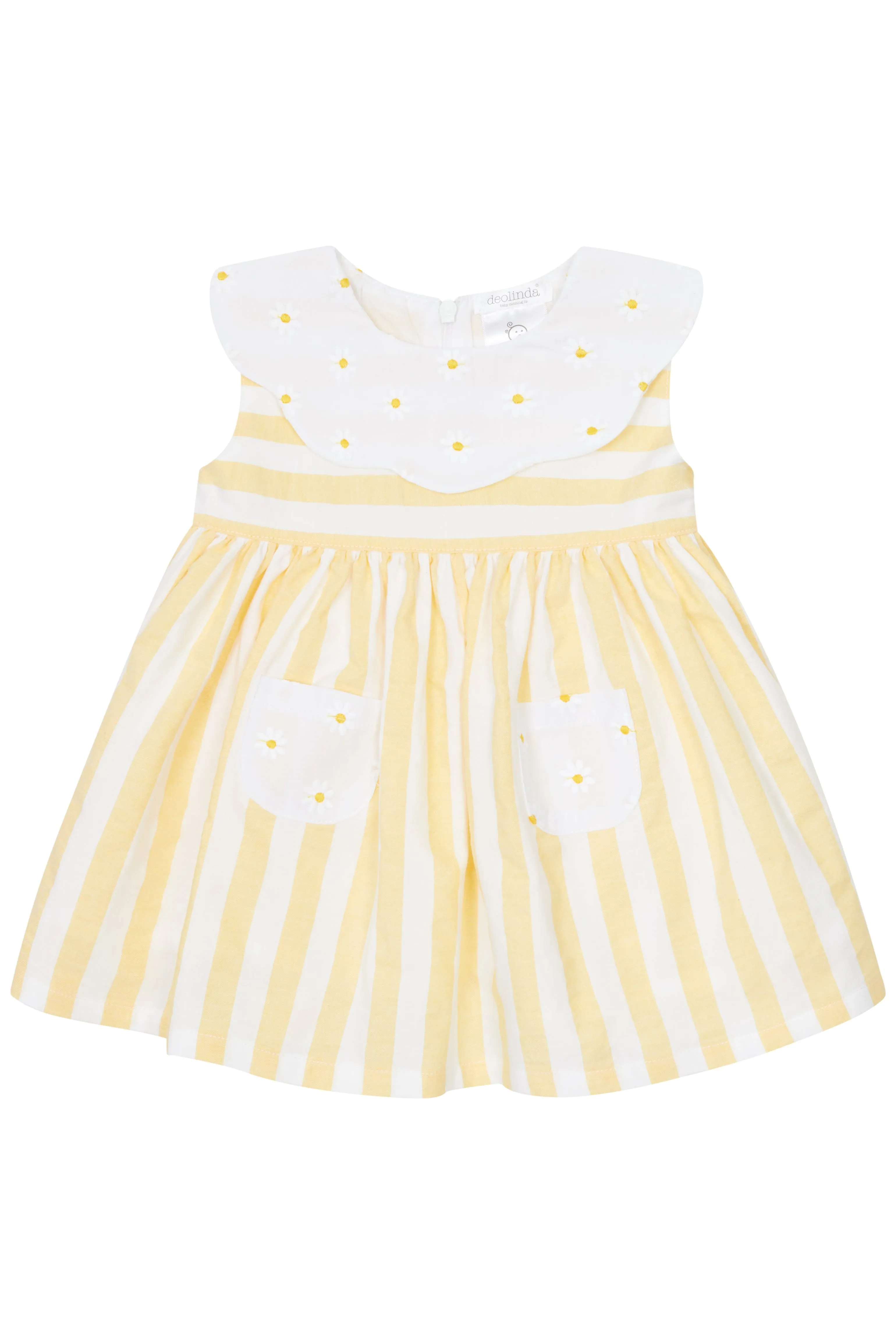 PREORDER "Pippa" Pale Yellow Striped Dress