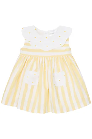 PREORDER "Pippa" Pale Yellow Striped Dress