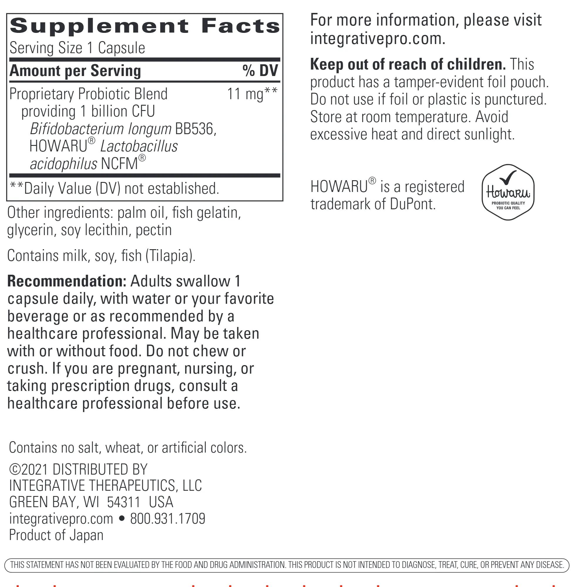 Probiotic Pearls Active Cultures