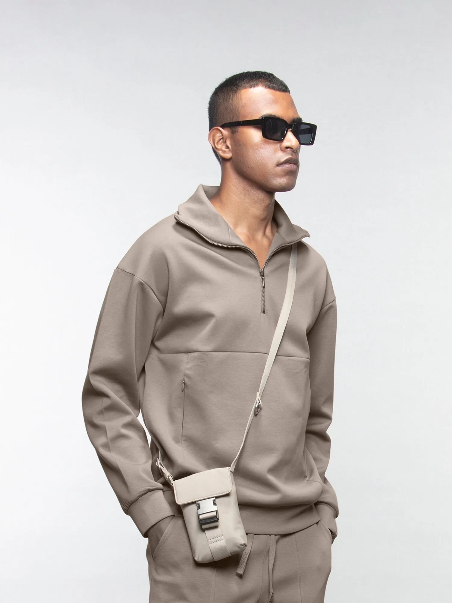 Quarter-zip sweatshirt